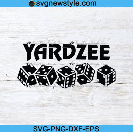 Yardzee Game Logo And Editable Score Card Svg