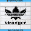 Stranger Things Adidas Logo Svg