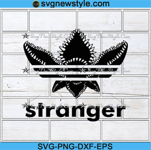 Stranger Things Adidas Logo Svg