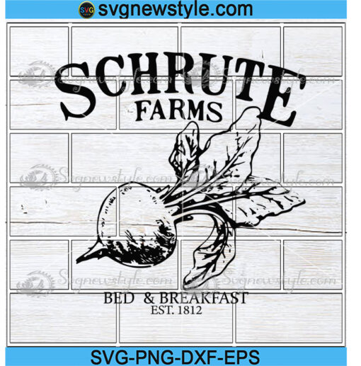 Schrute Farms Bed and Breakfast Svg