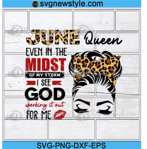 June Queen Svg