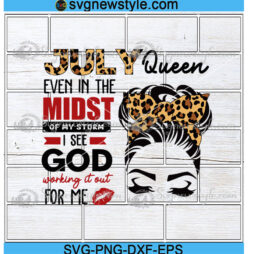 July Queen Svg