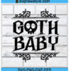 Goth Baby Svg