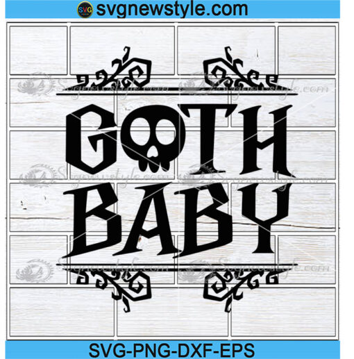 Goth Baby Svg