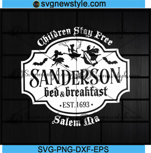 Sanderson Bed And Breakfast Tee Svg