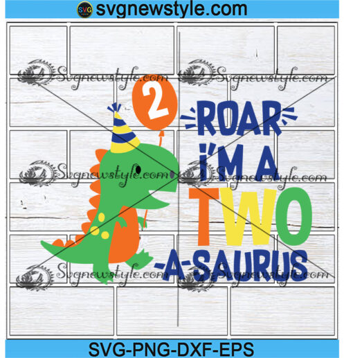 Two a saurus Svg