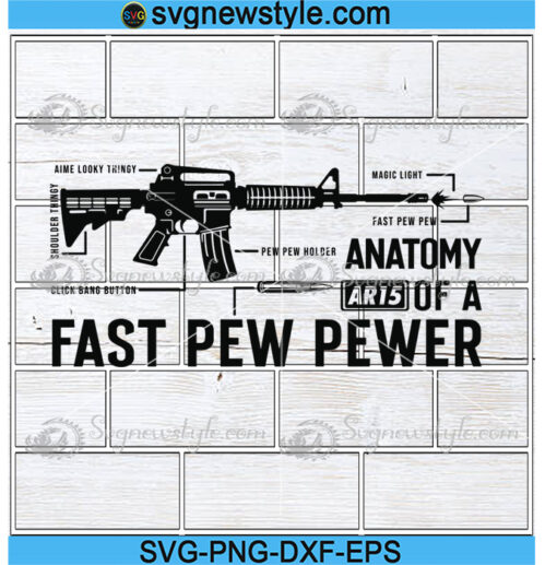 Anatomy Of A Fast Pew Pewer Svg