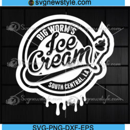 Big Worm Ice cream truck Svg Png