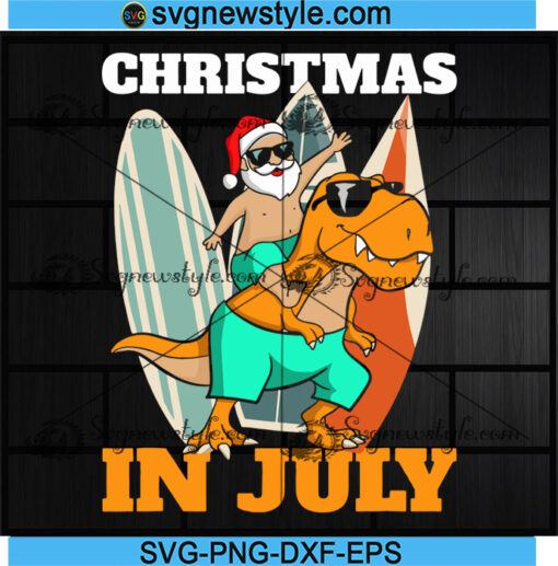 Christmas In Summer Party Svg