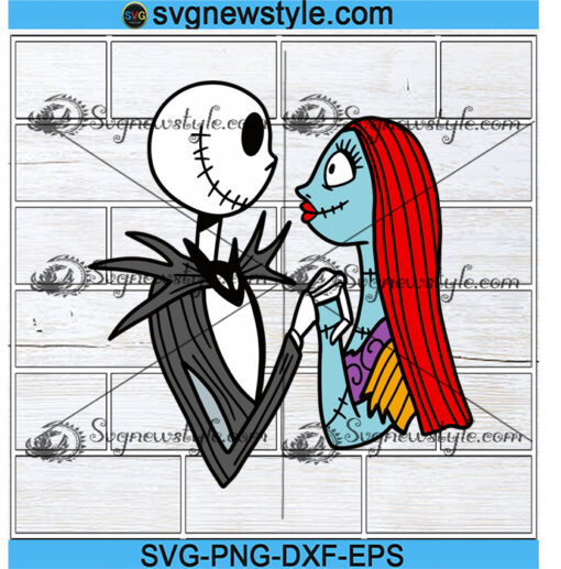 Jack and Sally SVG downloads