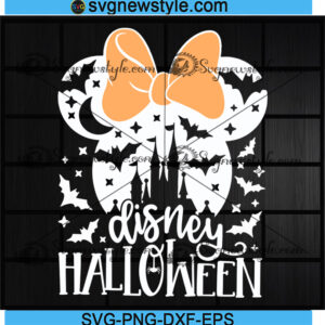 Minnie Head Bats Svg