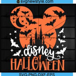 Mickey Head Bats Svg File