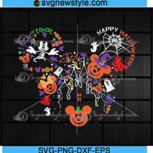Mickey Mouse Halloween Svg