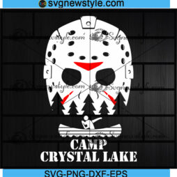 Camp Crystal Lake Svg Silhouette