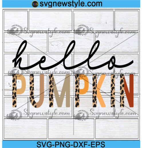 Hello Pumpkin Svg