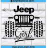 Jeep Girl Svg