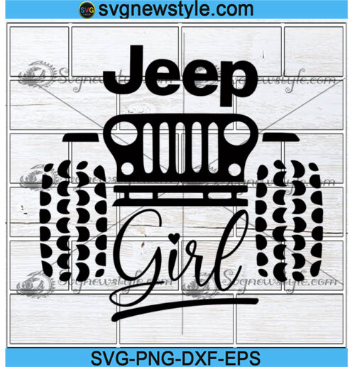 Jeep Girl Svg