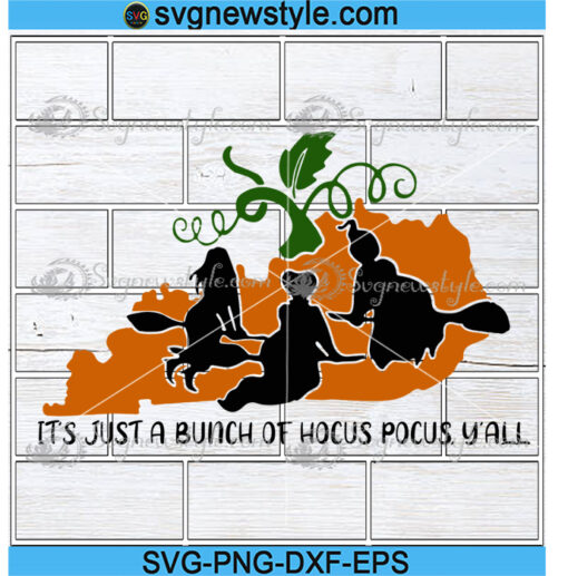 Kentucky Pumpkin Hocus Pocus Sisters Svg