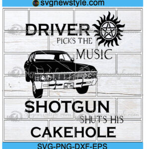 Driver Picks the Music Svg