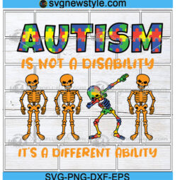 Autism Not A Disability Different Ability Svg