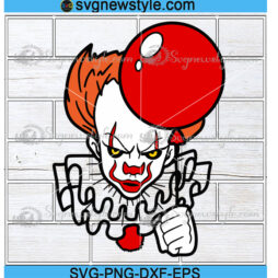 Clown Pennywise Svg