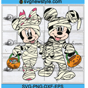 Mickey Mouse Halloween Svg Silhouette