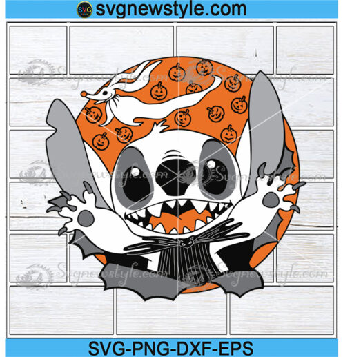 Stitch Halloween svg Png