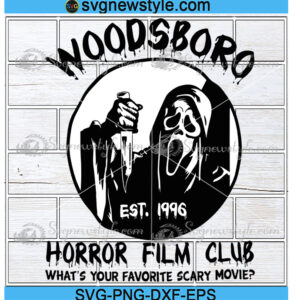 Woodsboro Horror Film Club Svg Png