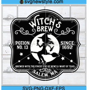 Witch's Brew Drink Svg