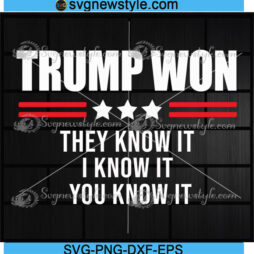 Trump Won Svg