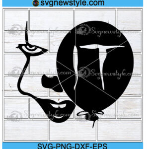 Clown Pennywise it Horror Svg