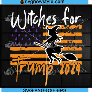 Witches For Trump 2024 Svg