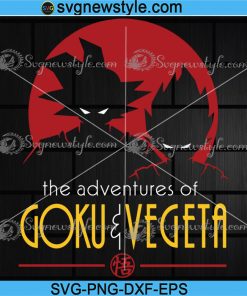 Goku Svg, Goku and Vegeta Svg, Cricut File Silhouette Art