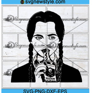 Wednesday Addams svg Designs