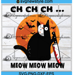 Jason Voorhees Cat Svg