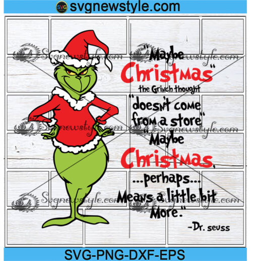 Maybe Christmas doesn't come from a store svg