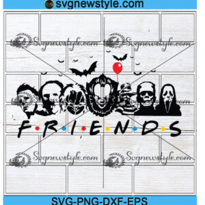 Halloween Friends Svg Cricut File