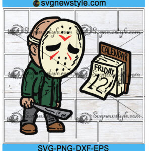 Jason Voorhees Friday the 12th Svg