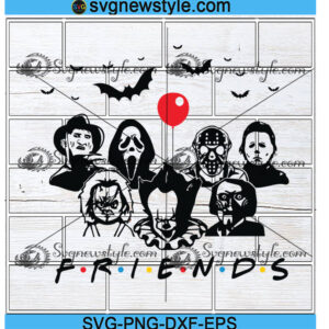 Halloween Friends Svg Designs