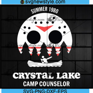 Camp Crystal Lake Svg Png Silhouette