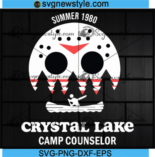 Camp Crystal Lake Svg Png Silhouette