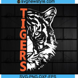 Tigers Baseball Svg