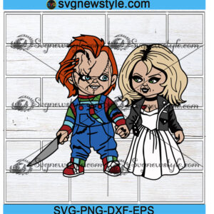 Chucky and Tiffany Svg Png Files