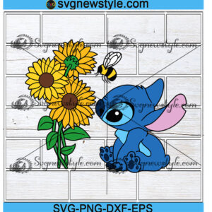 Cartoon character Sunflowers Svg