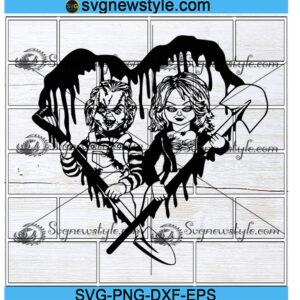 Chucky And Tiffany Svg Designs