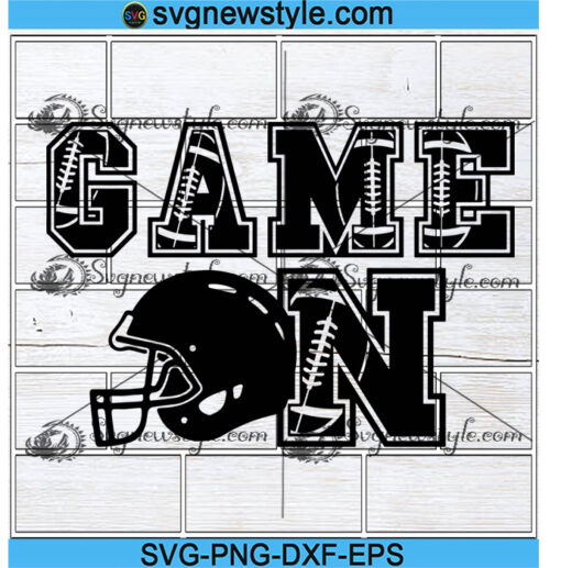 Game on Football svg Png