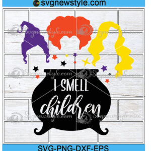 I Smell Children Hocus Pocus Svg
