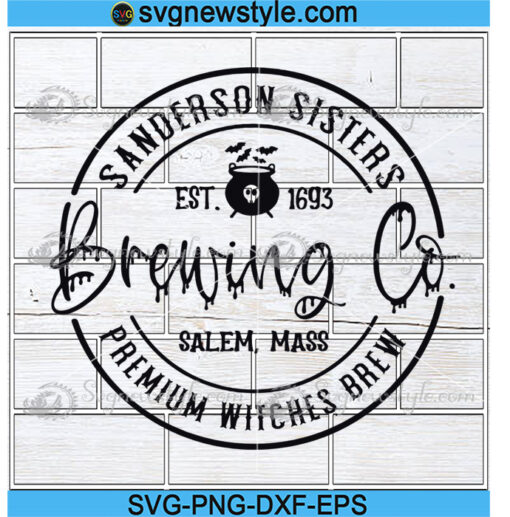 Sanderson Sisters Brewing Co Svg Png