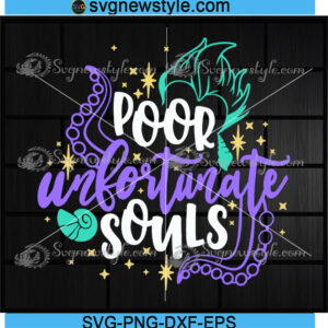Poor Unfortunate Souls Svg