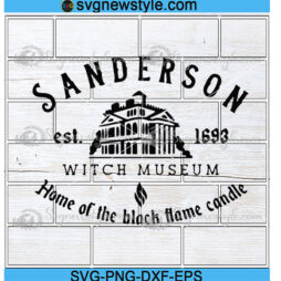 Sanderson Witch Museum Svg